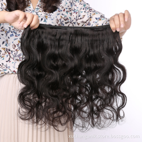 Uniky cheap price straight human hair bundles directly from malaysian hair body wave wholesale good grade raw hair unprocessed